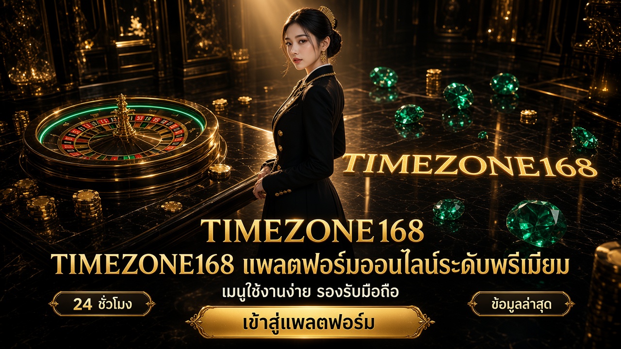 TIMEZONE168 ภาพการ์ดแบรนด์สำหรับอ่านรายละเอียดบนมือถือ