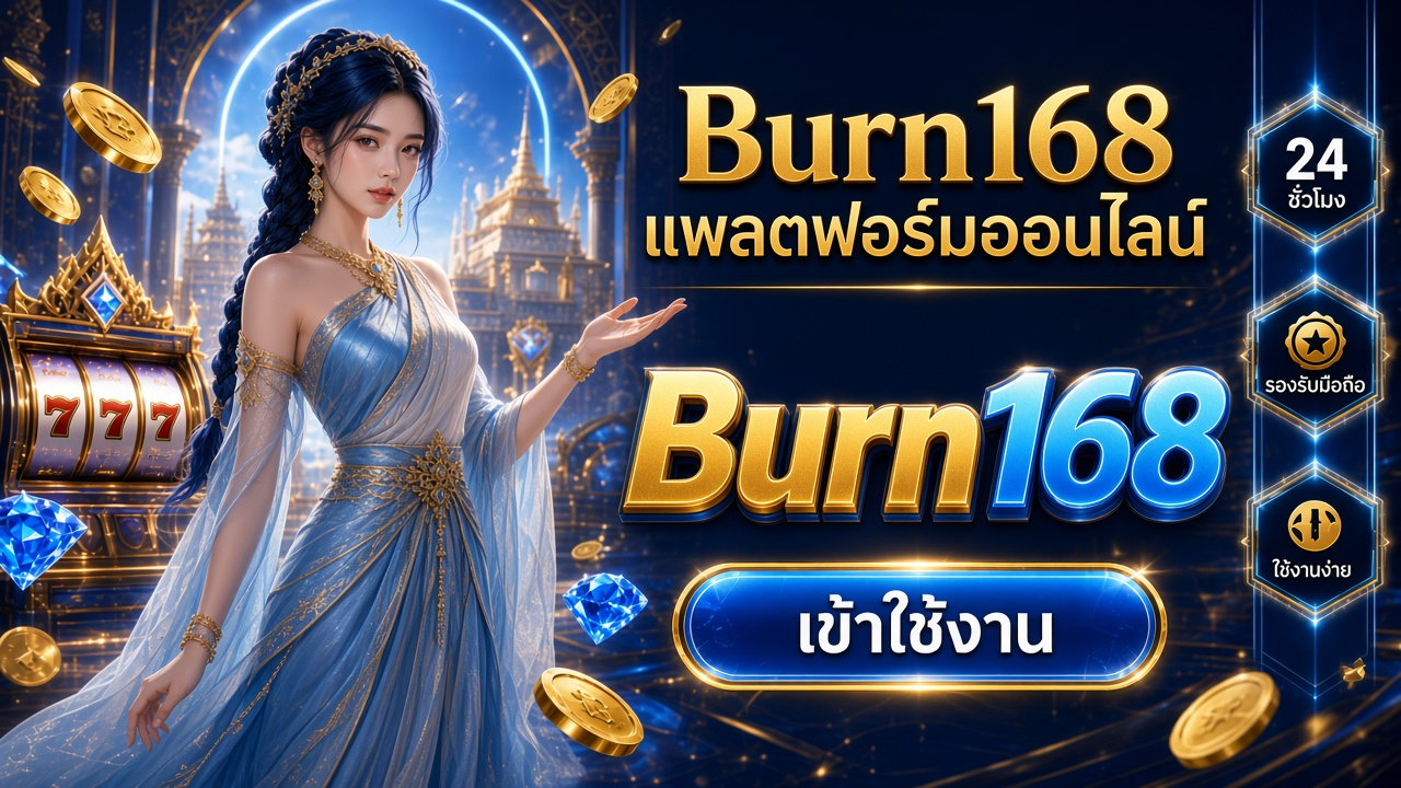 Burn168 ภาพการ์ดแบรนด์สำหรับอ่านรายละเอียดบนมือถือ
