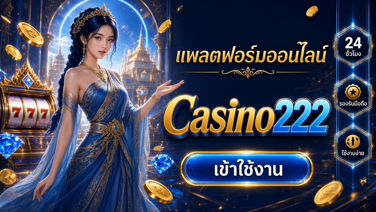 Casino222 ภาพการ์ดแบรนด์สำหรับอ่านรายละเอียดบนมือถือ