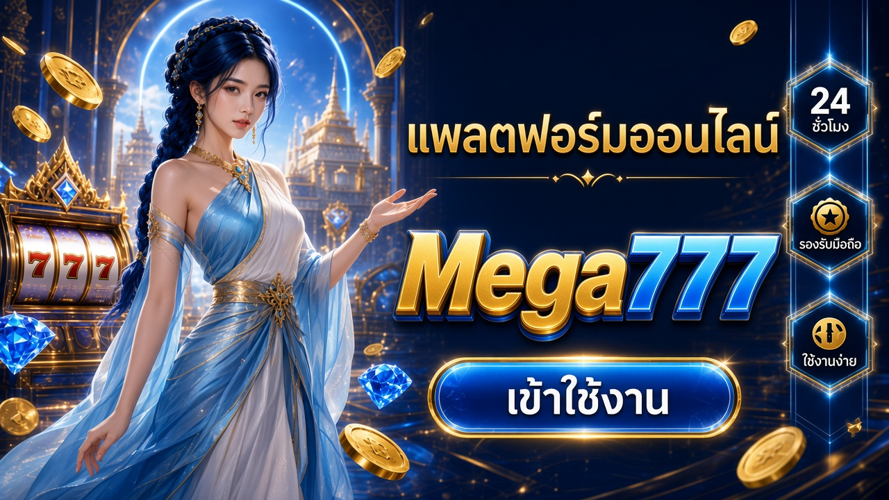 Mega777 ภาพการ์ดแบรนด์สำหรับอ่านรายละเอียดบนมือถือ