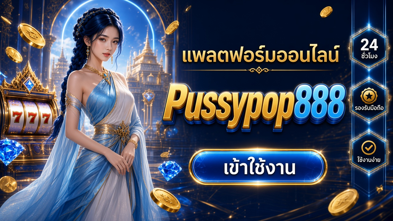 Pussypop888 ภาพการ์ดแบรนด์สำหรับอ่านรายละเอียดบนมือถือ