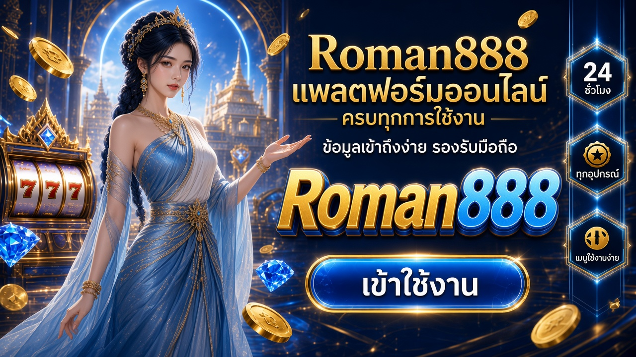 Roman888 ภาพการ์ดแบรนด์สำหรับอ่านรายละเอียดบนมือถือ
